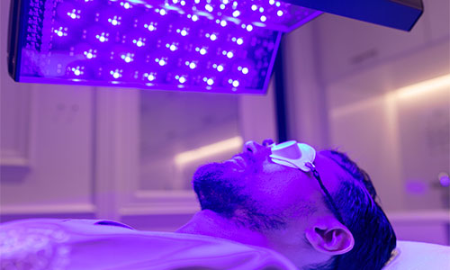 LED therapy treatment